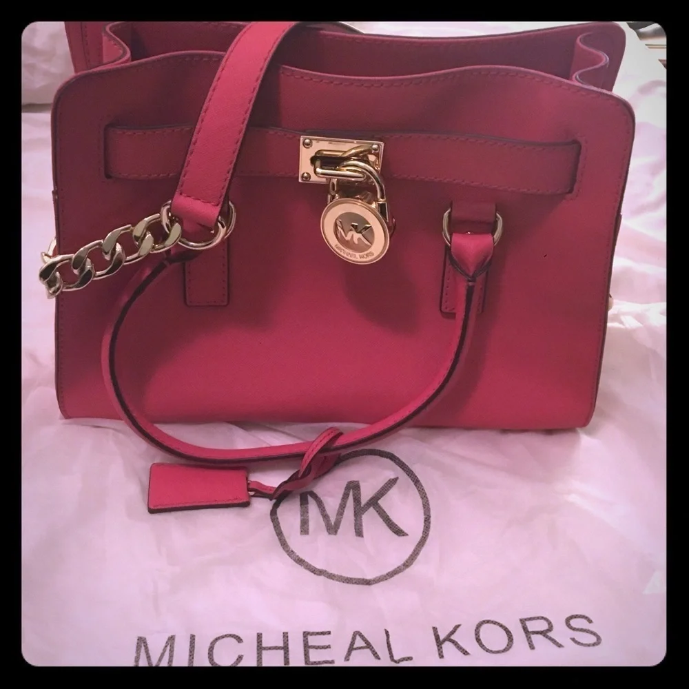 Michael Kors Sm Hamilton in Gorgeous Watermelon